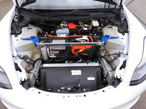 Tesla Model 3 Strut Bar - Front - Cusco - OS - `17-`24 Tesla Model 3 Strut Bar - Front - Cusco - OS - `17-`24